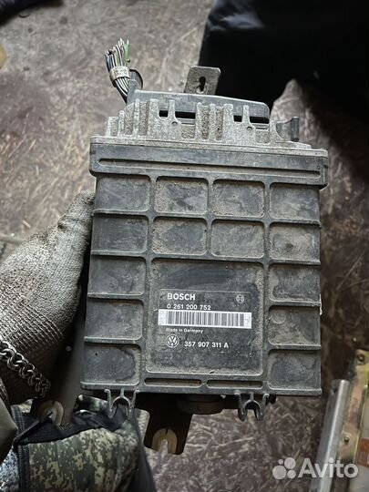Блок управления двс volkswagen passat b3