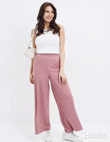 Брюки в рубчик