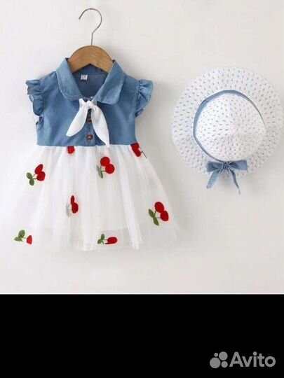 Детское платье 74-80