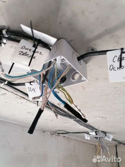 Услуги электрика монтаж розеток