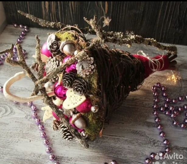 Украшение праздничное декор подарок поделка