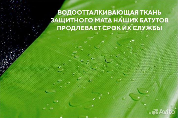 Батут 2,44 м с Внутренней сеткой до 150 кг Perfett