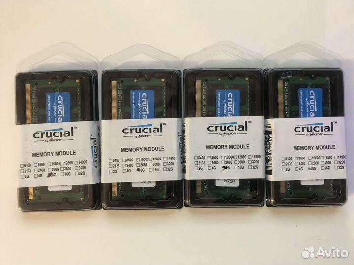 Оперативная память Crucial DDR3L 8GB 1600 1.35V