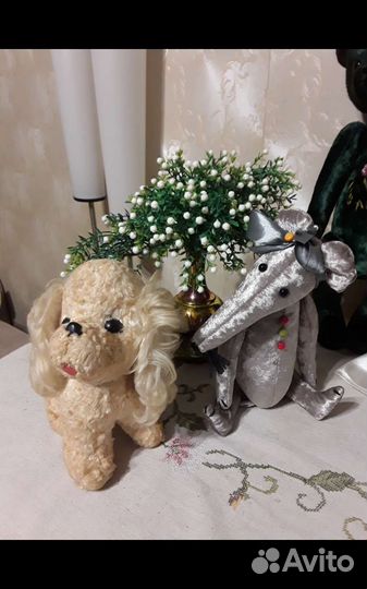 Плюшевый мишка тедди хб винтаж47 см Торг