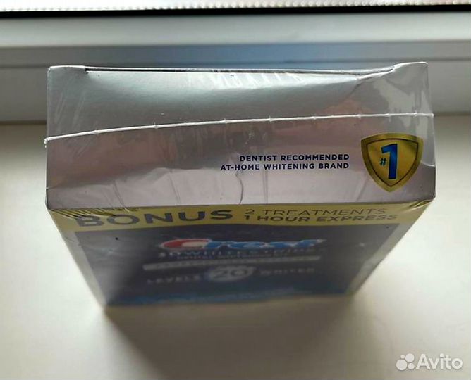 Полоски для отбеливания зубов Crest 20 Level