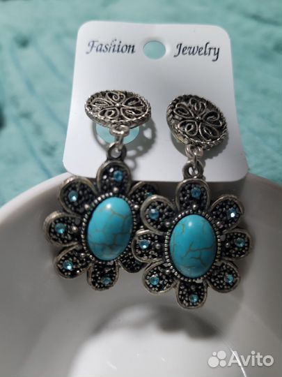 Набор бижутерии бирюза