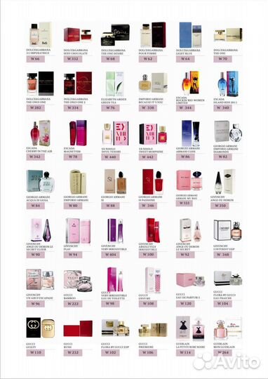 Духи номерные по мотивам элитных брендов shaik