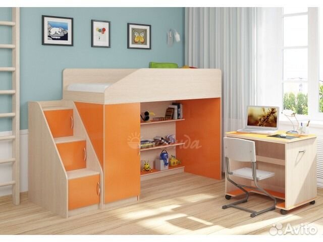 Кровать чердак
