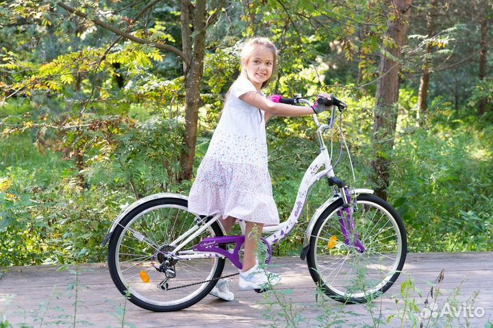 Велосипед подростковый Novatrack Butterfly 24