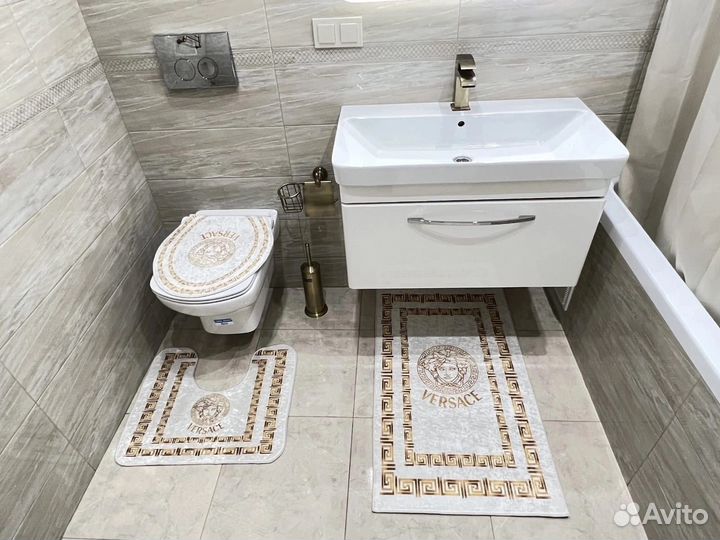 Набор ковриков для ванны из 3 предметов