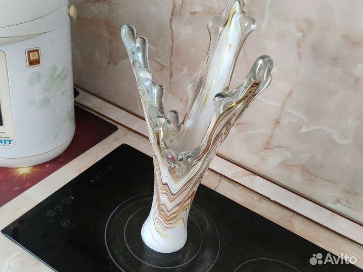 Ваза цветное стекло