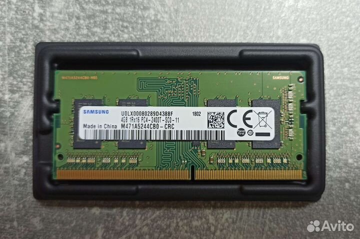 Оперативная память 4gb samsung m47a5244cbo-crc