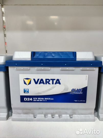 Аккумулятор 6CT-60 varta