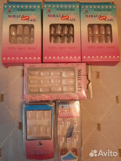 Накладные ногти с дизайном