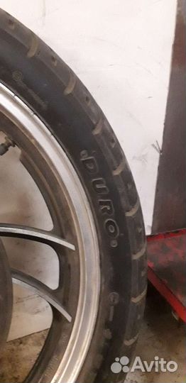 Колесо переднее в сборе. Yamaha xv750