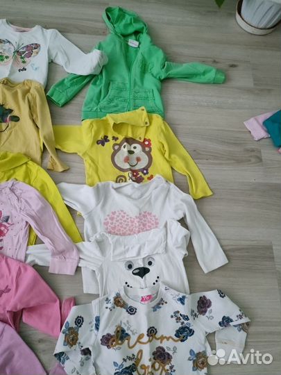 Футболки и кофты для девочки 2-3 года