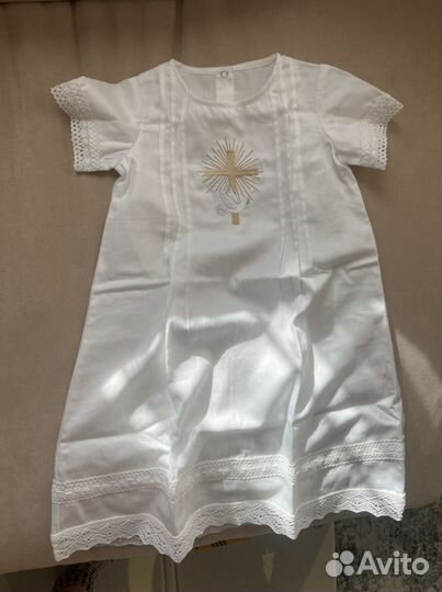 Новая Крестильная рубашка 80