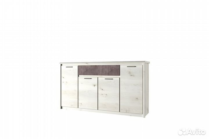 Тумба 4D1S, bjork, цвет ольха полярная/оникс