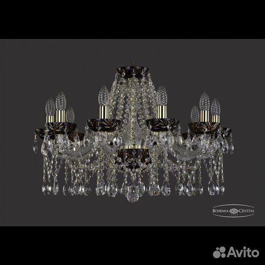 Bohemia Ivele Crystal 2413/10/220 G Amber/Blue/1A