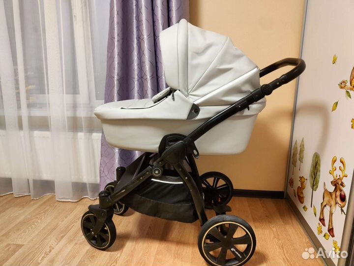 Коляска noordi fjordi 2 в 1 экокожа