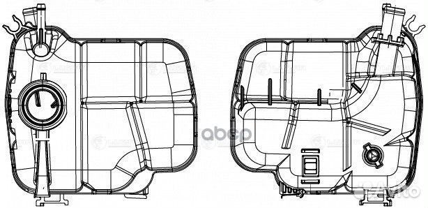 Бачок расширит. охл. жидкости для а/м Chevrolet
