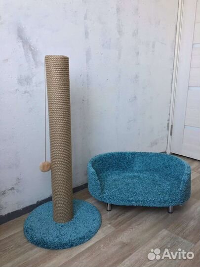 Когтеточка, домик, комплекс для кошек