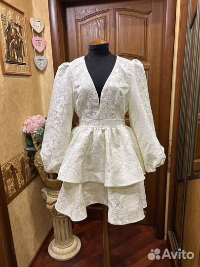 Платье вечернее жаккард