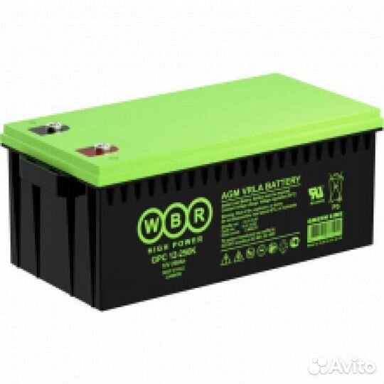 Аккумулятор тяговый WBR GPC 12-200K 200Ah
