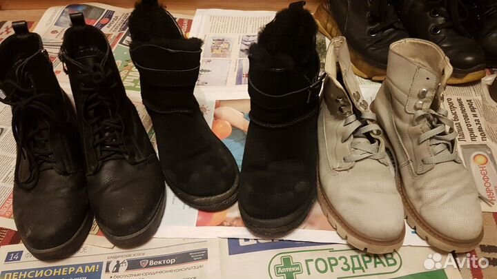 Ботинки уги зима осень демисезон