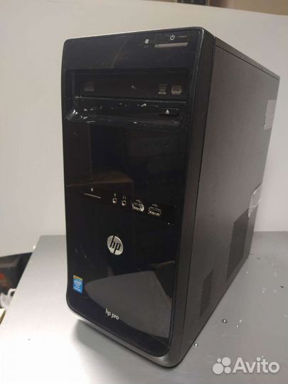 HP компьютер и монитор глянцевый