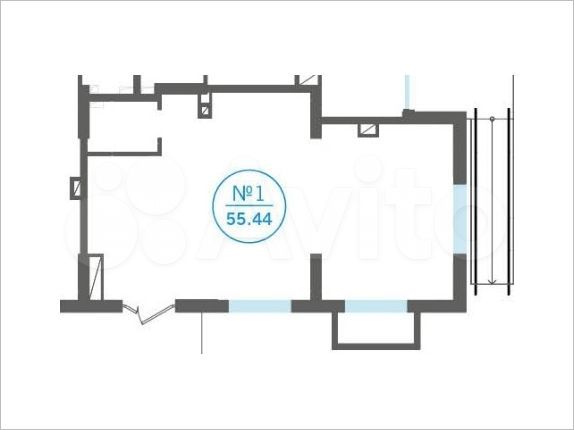Продается ПСН площадью 55.44 кв.м