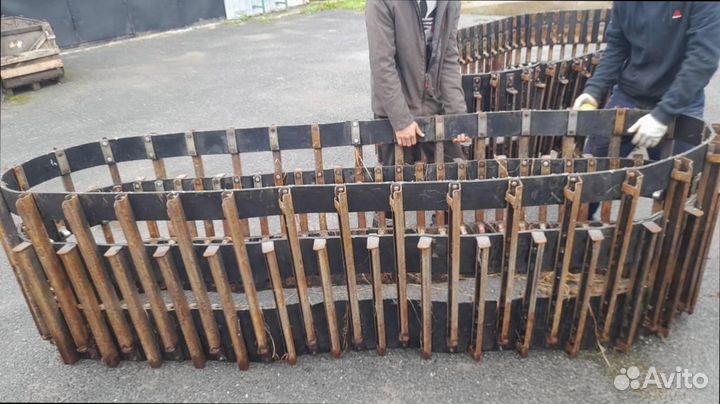 Транспортерная резинотканевая лента садовая