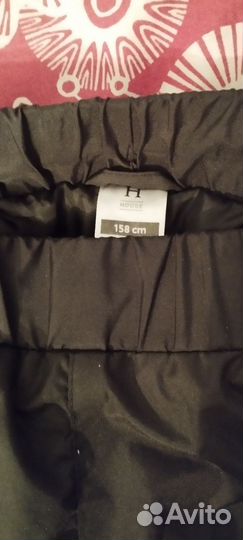 Зимние штаны на мальчика 158