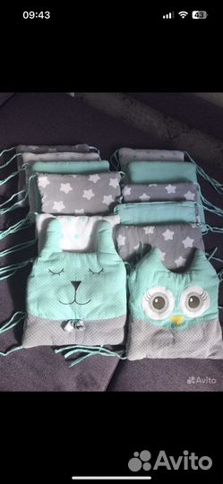 Бортики+балдахин,постельный комплект