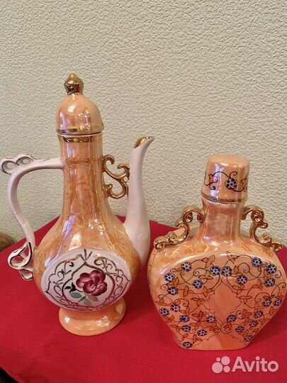 Посуда фарфор с позолотой кфз Кировобад СССР