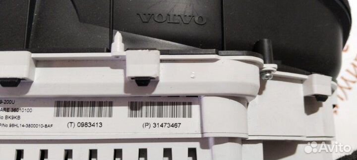 Щиток приборов Volvo V60 универсал D4204T14 2016