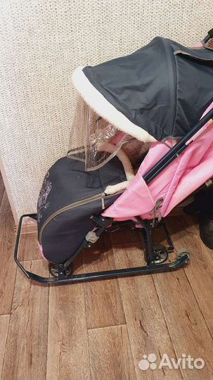 Детские санки коляска бу