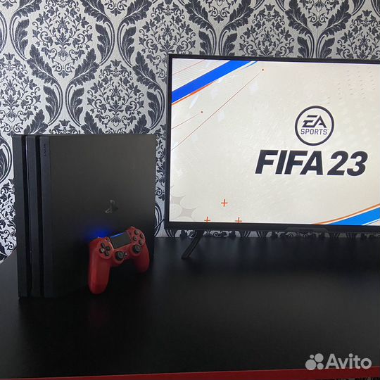 Sony playstation 4 pro 1tb и более 300+игр