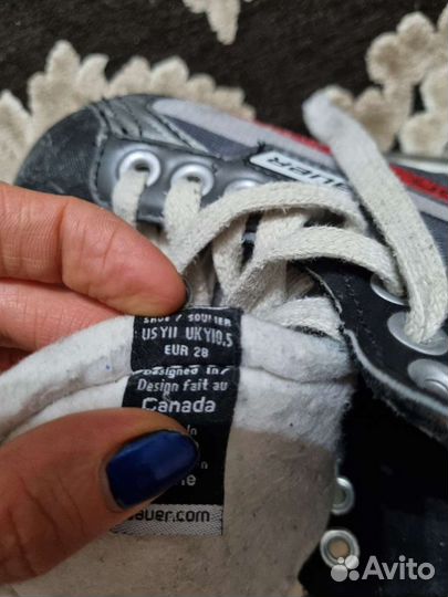 Коньки хоккейные bauer 28 размер