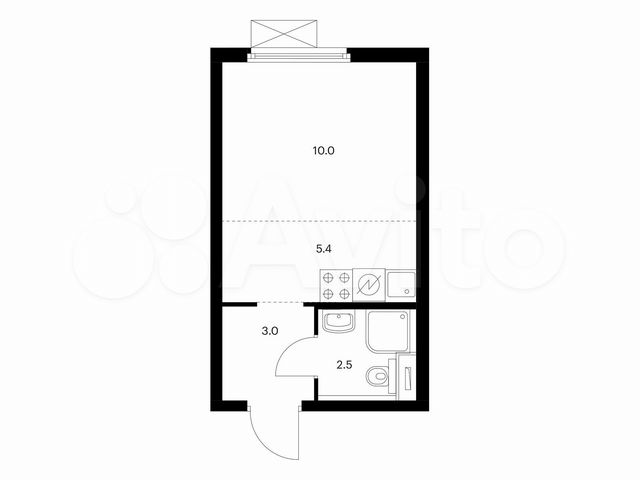 Квартира-студия, 20,9 м², 14/25 эт.