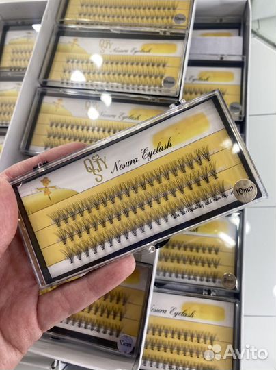 Накладные ресницы пучки Nesura