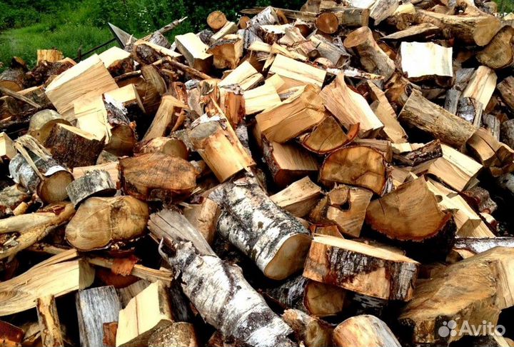 Дрова естесвенной влажности