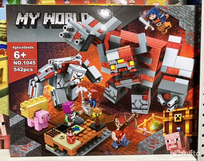 Конструктор Майнкрафт Битва за Красную Пыль