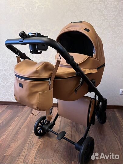 Коляска anex e/type caramel
