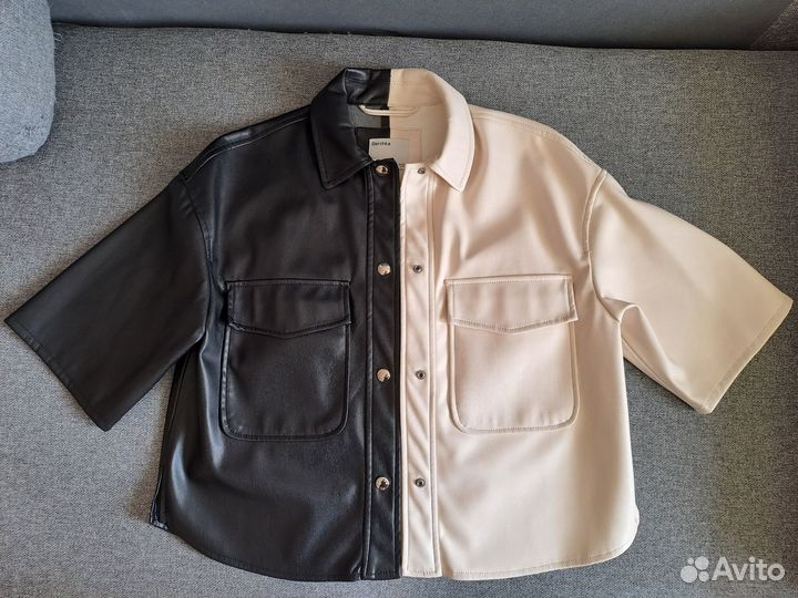 Кожаная рубашка