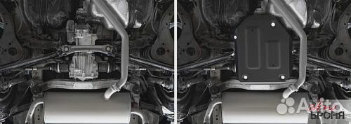 Защита редуктора + комплект крепежа Автоброня, Ста