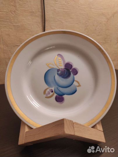 Фарфоровые винтажные тарелки mix