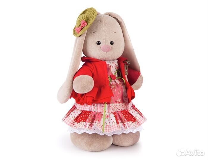 Зайка-Ми Маково-Красный (большая) 32см