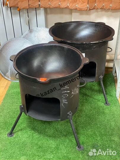 Казан чугунный. Казан чугунный. Узбекский
