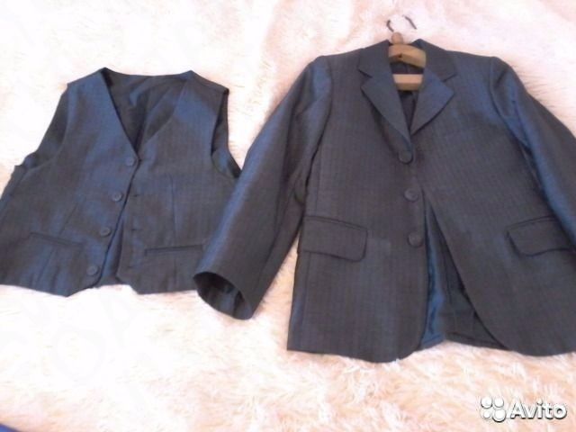 Пиджак и жилетка школьные